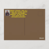 Route 66 Oklahoma Post Card Briefkaart (Achterkant)