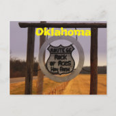 Route 66 Oklahoma Post Card Briefkaart (Voorkant)