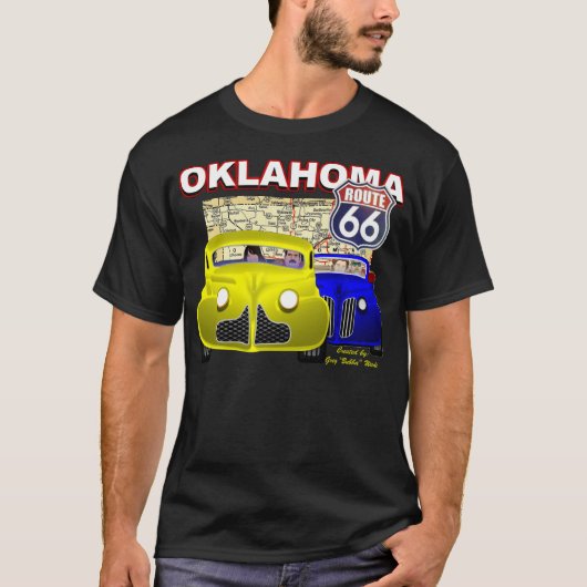 ROUTE 66 OKLAHOMA T-SHIRT (Voorkant)