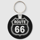 Route 66 Onderdruk Sleutelhanger (Voorkant)