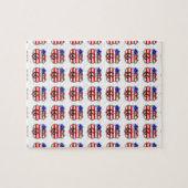 Route 66 Ondertekening van de weg met vlag Legpuzzel (Horizontaal)