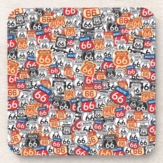 Route 66 onderzetter (Voorkant)