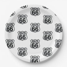 Route 66 papier bord klein bord.