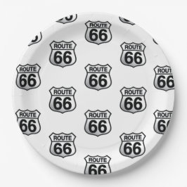 Route 66 papier bord klein bord.