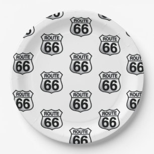 Route 66 papier bord klein bord.