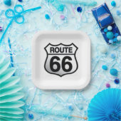 Route 66 papieren bord (Feest)
