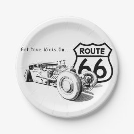 Route 66 Papieren Bord