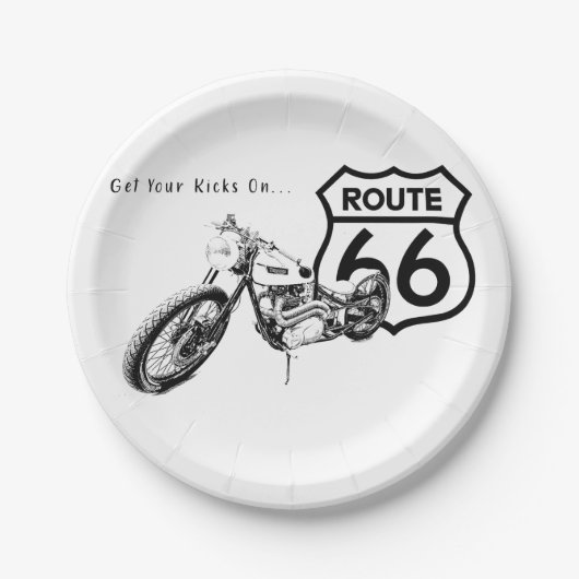 Route 66 Papieren Bord (Voorkant)
