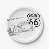 Route 66 Papieren Bord (Voorkant)