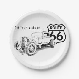 Route 66 Papieren Bord