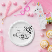 Route 66 Papieren Bord (Feest)