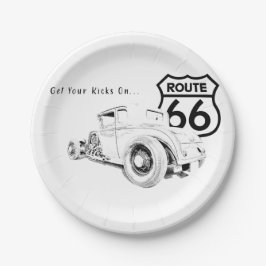 Route 66 Papieren Bord