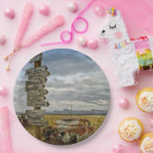 route 66 papieren bordje (Feest)