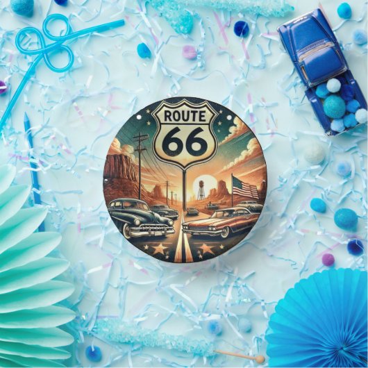 Route 66 papieren kommen (Feest)