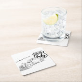 Route 66 Papieren Onderzetter (Insitu)