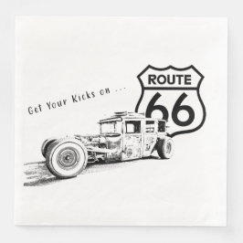 Route 66 Papieren servet