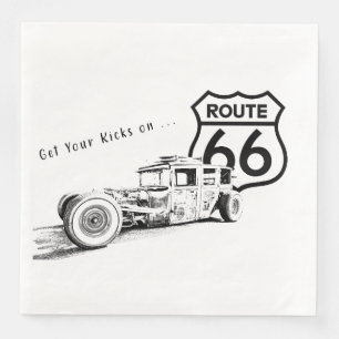Route 66 Papieren servet