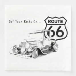 Route 66 Papieren servet