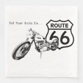 Route 66 Papieren servet (Voorkant)