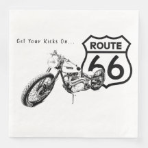 Route 66 Papieren servet