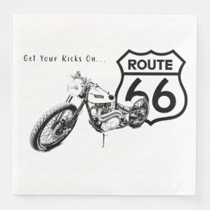 Route 66 Papieren servet