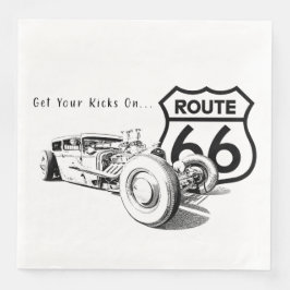 Route 66 Papieren Servet
