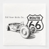 Route 66 Papieren servet (Voorkant)
