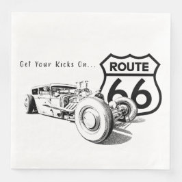 Route 66 Papieren servet