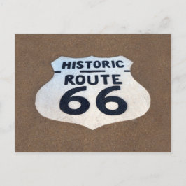 Route 66 Pavement Sign, Springfield, Illinois Briefkaart