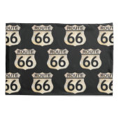 Route 66 Pillow Hoesje Kussensloop (Achterkant-Links)