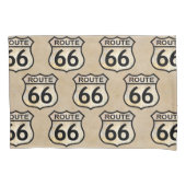 Route 66 Pillow Hoesje Kussensloop (Voorkant-Links)