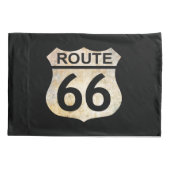 Route 66 Pillow Hoesje Kussensloop (Achterkant-Links)