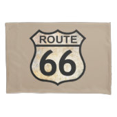 Route 66 Pillow Hoesje Kussensloop (Voorkant-Links)