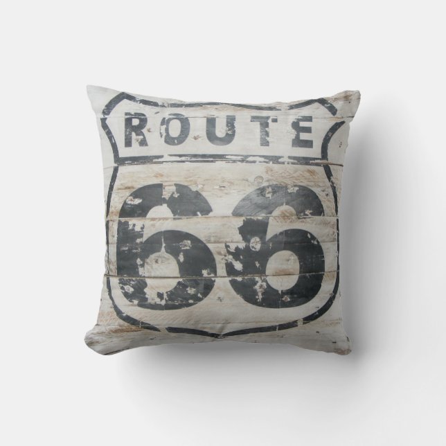 ROUTE 66 Pillow! Kussen (Voorkant)
