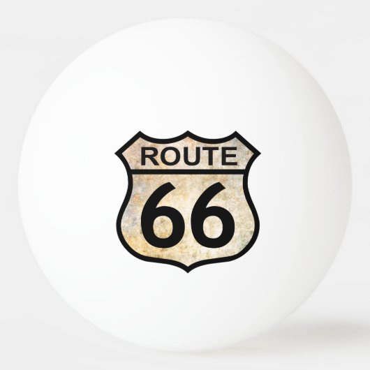 Route 66 Ping Pong Ball (Voorkant)