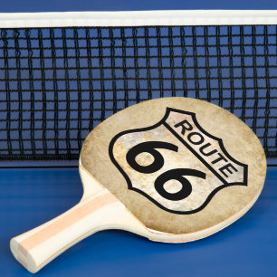 Route 66 Ping Pong Paddle Tafeltennisbatje