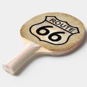 Route 66 Ping Pong Paddle Tafeltennisbatje (Voorkant Gekanteld)