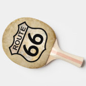 Route 66 Ping Pong Paddle Tafeltennisbatje (Zijkant)