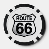 Route 66 poker chips (Achterkant)