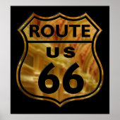 Route 66 poster (Voorkant)