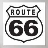Route 66 poster (Voorkant)