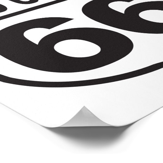 Route 66 poster (Hoek)