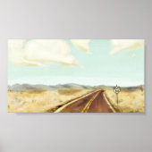 Route 66 poster (Voorkant)