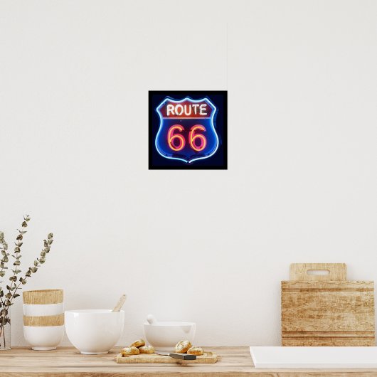 Route 66 Poster (Keuken)