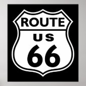 Route 66 poster (Voorkant)