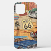  Route 66 poster. Case-Mate iPhone Case (Achterkant)