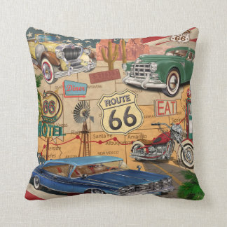 Route 66 poster. Kussen