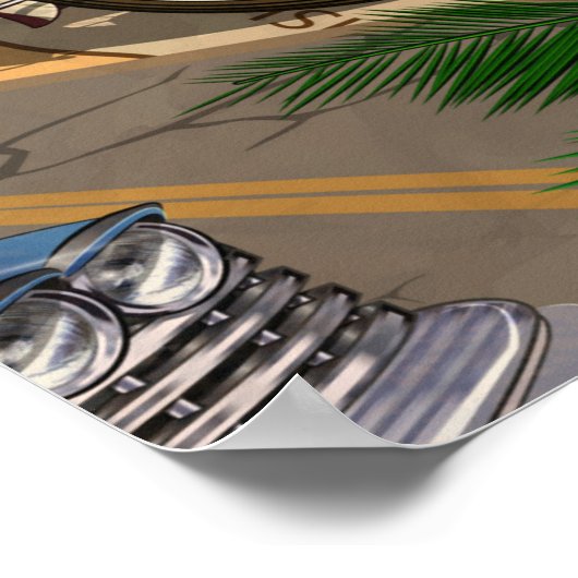  Route 66 poster. Poster (Hoek)