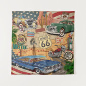  Route 66 poster. Wandkleed (Voorkant)