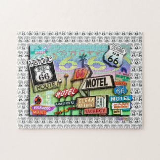 Route 66 Puzzle Legpuzzel